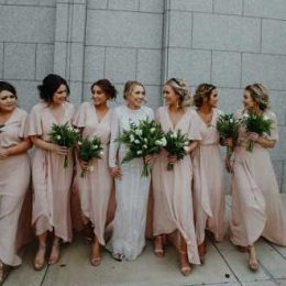 Wedding hairstyles for bridesmaids with long hair