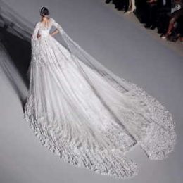 Types of wedding gown sales trains